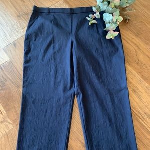 Dana Buchman Navy Blue Pull On Pants Office Casual Dressy Women's Size X…